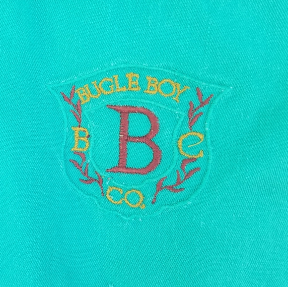 Vintage 90s Buggle Boy Casual Button Down Top Preppy Academic Sz Med. Unisex - Picture 4 of 11